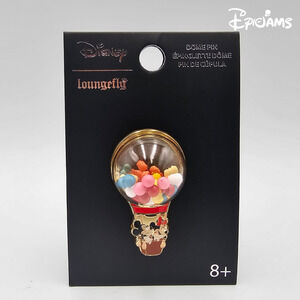 Loungefly Disney Mickey Mouse & Minnie Mouse Hot Air Balloon Enamel Pin